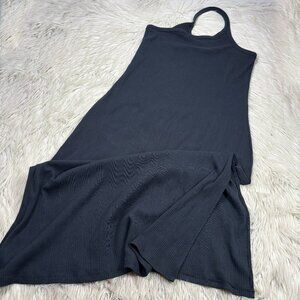 Aerie Ribbed One Shoulder Midi Maxi Dress